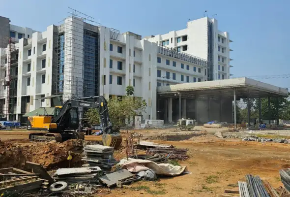 Civil engineering work executed by Aretos Infra.